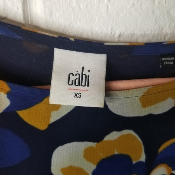 Cabi Lydia floral chiffon blouse - Picture 8 of 9